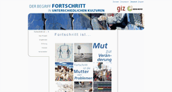 Desktop Screenshot of fortschritt-weltweit.de