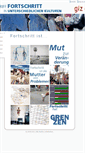Mobile Screenshot of fortschritt-weltweit.de